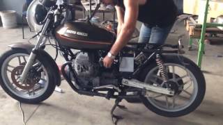 1983 Moto Guzzi V50 III First Start After 8 Years [upl. by Abehs]