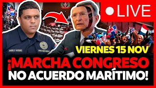 🔴 EN VIVO DESDE EL SENADO MARCHA CONTRA EL ACUERDO MARÍTIMO CON PAÍSES BAJOS ANTIGUA ORDEN DOM 🇩🇴 [upl. by Ingham]