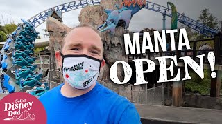 Manta is OPEN Lots of changes at SeaWorld San Diego  May 2021 Vlog [upl. by Eibrik]