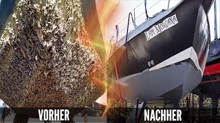 ⛵️11 Vorher  Nachher Unterwasserschiff Erste Schritte Innenausbau segelboot refit [upl. by Aurelio208]