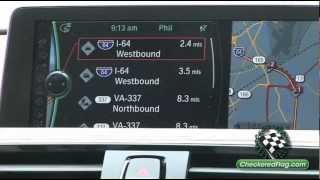 How To Use Navigation System in BMW 3 Series with BMW iDrive [upl. by Michigan]