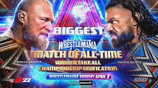 WWE Wrestlemania 38 Official and Full Match Card HD [upl. by Jacobsohn867]