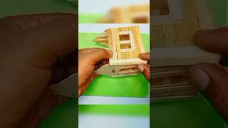 DIY  Icecream sticks house  popsicle sticks house diy youtubeshorts [upl. by Chrisse624]