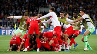 Russia 2018 lInghilterra si salva ai rigori fuori la Colombia [upl. by Yrok726]