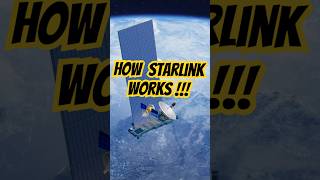 How starLink works shorts technology starlink [upl. by Annoynek]