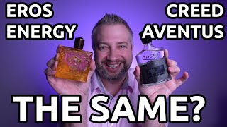 VERSACE EROS ENERGY VS CREED AVENTUS FRAGRANCE REVIEW [upl. by Trudey]