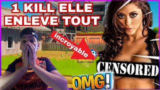 1 KILL  1 VÊTEMENT EN MOINS  je mets une fille a Poile 🔞😱 1 kill  remove 1 piece [upl. by Raclima]