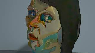 SelfPortrait Sculpted Painting 30fps [upl. by Christalle]