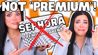 Sephora HOW IS THIS quotPREMIUMquot  Expensive Sephora Premium Advent Calendar Unboxing [upl. by Shank]