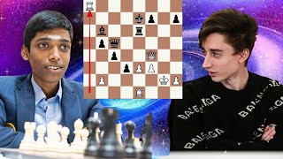 unbelievable chess attack  Daniil Dubov vs R praggnanandhaa [upl. by Nairde]