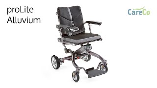 proLite Alluvium Folding Electric Wheelchair [upl. by Nawuq173]