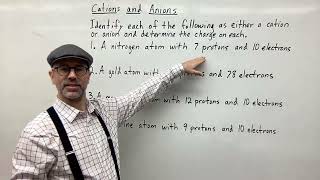 Cations and Anions Example Problems [upl. by Tamra]