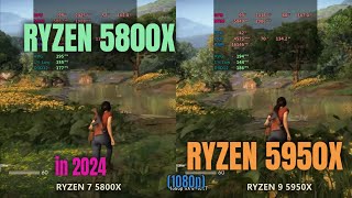 RYZEN 5800X vs RYZEN 5950x 2024 [upl. by Airod]