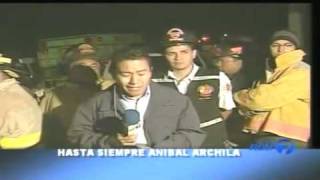 Noti7 anuncia muerte de Anibal Archila por erupción Pacaya Guatemala [upl. by Nomrej301]