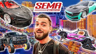 Our First Time at SEMA It’s INSANE [upl. by Deehsar]