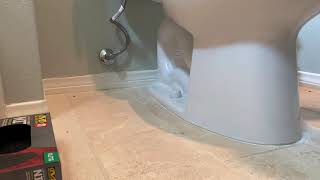 How to calk a toilet base like a professional  Plumbing Explained [upl. by Courtenay]