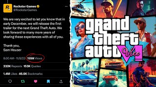 GTA 6 Announcement Is Record Breaking BUT Rockstar Games Is TERRIFIED [upl. by Aihsas]