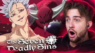 BAN VS GALAND Seven Deadly Sins Season 2 Episode 13 Reaction [upl. by Brentt792]