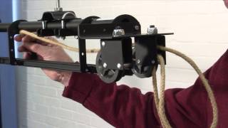 How to assemble a T60 curtain track with overlap and handline [upl. by Alisander588]