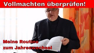 Zum Jahreswechsel Vollmachten und Verfügungen überprüfen [upl. by Eitsim]