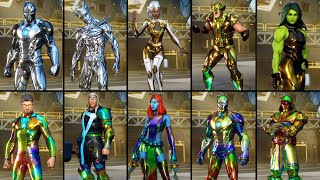 SECRET FOIL SKINS in Fortnite Season 4  How to GET FOIL STYLES Silver Gold amp Holo MARVEL SKINS [upl. by Rehprotsirhc]