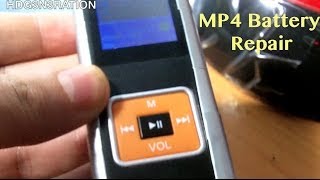 Change the Battery of your MP4 MP3 [upl. by Ynehteb]