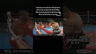 Kassim Ouma short punches boxing oldschoolboxing boxingfight ng [upl. by Llewop6]