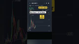 UNI Coin  Binance Earn Crypto Trading earnmoneyonline makemoneyonline trading crypto shorts [upl. by Wil]