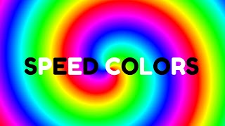 SPEED COLOR CHANGE PARTY LIGHTS Blue Yellow Red amp Green 10 HOURS SEIZURE WARNING [upl. by Aiotal411]