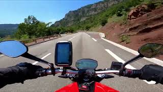 Gorges de Daluis 2023  Ducati Monster 821  GoPro RAW [upl. by Glaab]