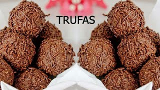 Trufas de chocolate caseras  receta [upl. by Valenka]