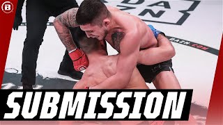 Sergio Pettiss Guillotine Choke 🔥  Bellator MMA [upl. by Aihcsrop]