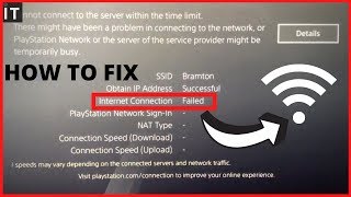 HOW TO FIX PS4 NOT CONNECTING TO THE INTERNET [upl. by Adlai]