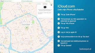 Tips amp Tricks  iCloud Zoek mijn iPhone uitschakelen [upl. by Anissa]