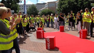 Uniklinikum Tübingen im dreitägigen Warnstreik [upl. by Elberta]