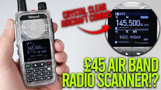 A £45 Budget Air Band Radio Scanner  Talkpod A36 Plus [upl. by Aihseyk23]