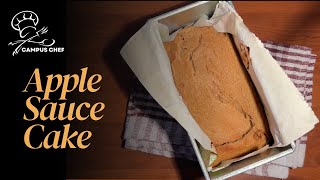 Easy Apple Sauce Cake in 3 Minutes  Simple Apple Cake [upl. by Sullecram814]