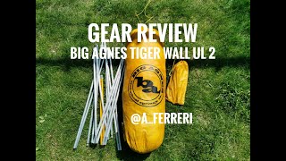 Big Agnes Tiger Wall UL 2 Personen Zelt Review deutsch  PCT 2020 PCT2021 [upl. by Hearsh]