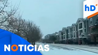 Texas en estado de emergencia por tormenta invernal  hoyDía  Telemundo [upl. by Mundy]