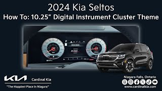 Refreshed 2024 Kia Seltos  How To Change Your 1025quot Digital Instrument Cluster Theme [upl. by Ennovyhc932]