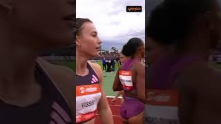 100m Hurdles 🌐❤️❤️ Fanny BlankersKoen Games shorts athletics viral [upl. by Atirat]