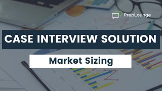 Case Interview Example With Solution — Market Sizing Gas Station  PrepLounge [upl. by Janith]