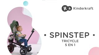 SPINSTEP Présentation du Tricycle 5 en 1 Kinderkraft  Naturioùfr [upl. by Yobybab]