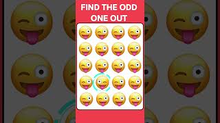 Spot The ODD One Out  Emoji Quiz [upl. by Cassilda347]