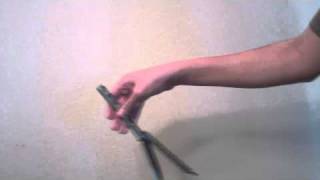 Balisong Tutorial Backhand Screwdriver Beginner [upl. by Enyallij]