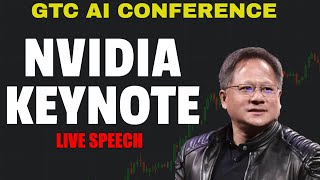 🔴WATCH LIVE JENSEN HUANGS NVIDIA GTC KEYNOTE SPEECH 4PM  AI CONFERENCE [upl. by Abbottson]