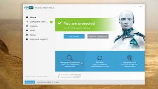 ESET NOD32 Antivirus  How To Temporarily DIsable Protection [upl. by Annecorinne503]