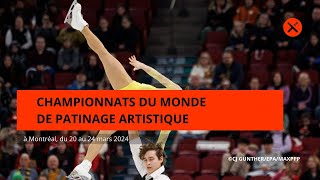 Mondiaux de patinage artistique 2024 à Montréal [upl. by Eirhtug]