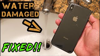 HOW to Fix iPhone X XS MAX Water Damage FREE [upl. by Tuck]