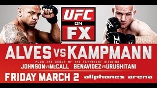 UFC on FX 2 Thiago Alves vs Martin Kampmann [upl. by Gaby]